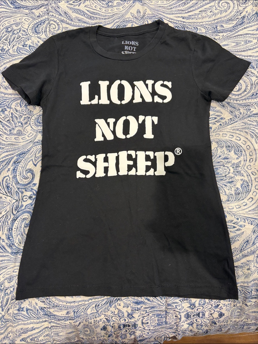 Women's Black Graphic Tee